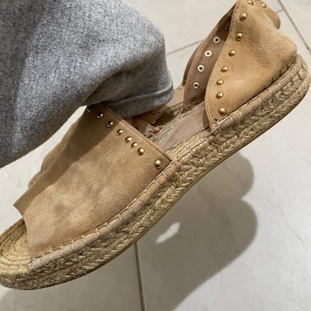 Studded espadrilles